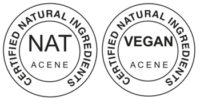 Certificado natural y vegano por ACENE