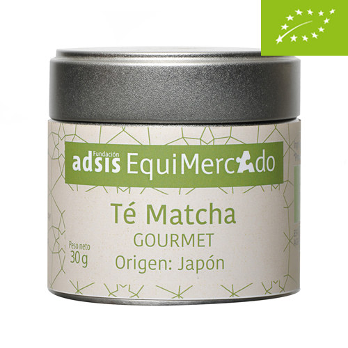 Lata de té matcha de origen Japo de 30 g